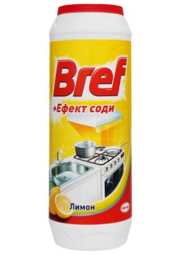 Порошок для чистки Bref + Эффект соды Лимон, 500 г